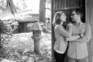 seance engagement au jardin Albert kahn, à Paris