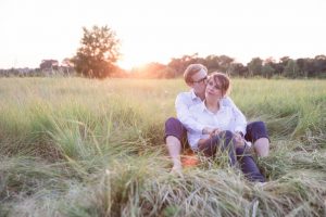 seance couple coucher soleil en touraine