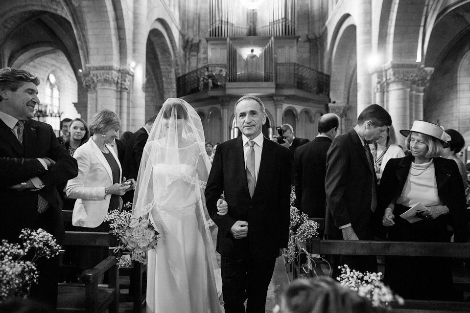 mariage à l'église d'Ambroise
