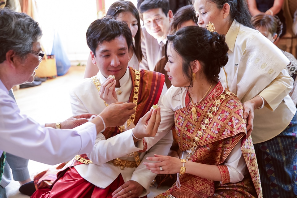 Mariage laotien au Château de Villette