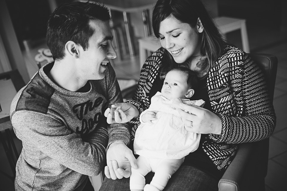 famille portraits avec bébé