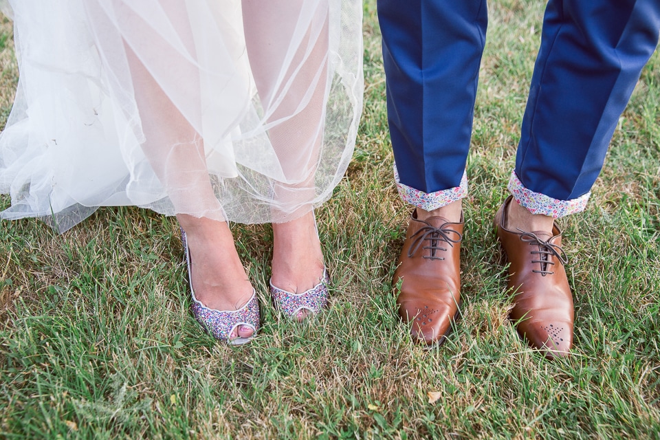 chaussures des mariés à Fondettes