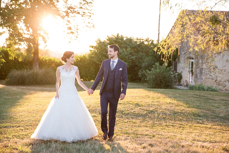 photo de mariage au château Lardier