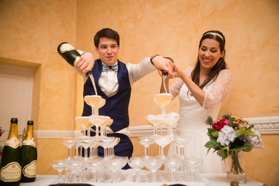 champagne pour mariage château de Razay