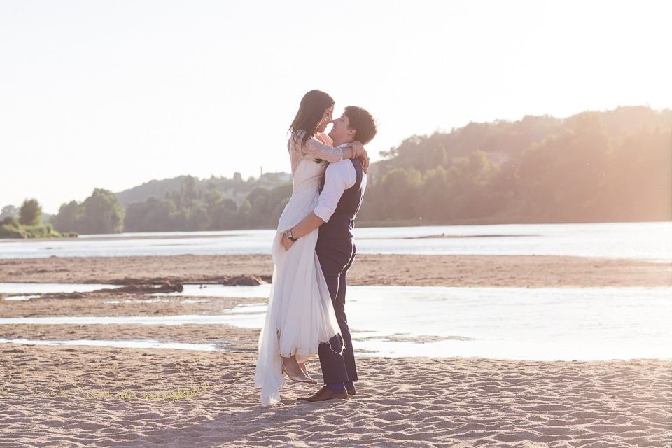 photo de mariage sur les bords de Loire